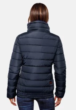 Marikoo Winterjassen Winterjas Poison Dames Donkerblauw -About you 001ace7d6a292f96905ce1790125303f
