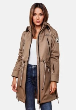 Marikoo Parkas Tussenparka Dames Donkerbeige -About you 0319de1b77ded218a65596d7b8e44fd9