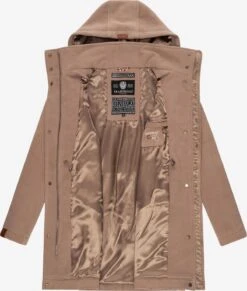 Marikoo Wintermantels Wintermantel Dames Lichtbruin 11 Marikoo Wintermantels Wintermantel Dames Lichtbruin -About you 03d10f5f158bd7faabec1f394b0a72a4