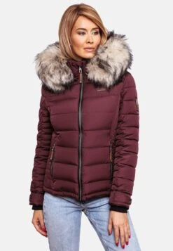 Marikoo Winterjassen Winterjas Lerikaa Dames Bordeaux -About you 03e6da5445a04cea24671fb1a320d485
