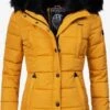 Marikoo Winterjassen Winterjas Lotusblüte Dames Goudgeel -About you 0a0358f0278ff8361a4be75ce0462f94