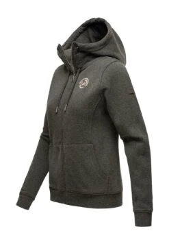 Marikoo Setsunaa - Sweater Met Rits - Darkgreymelange -About you 0ac0fed44df545669057c7721d74ef69