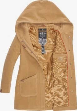 Marikoo Wintermantels Wintermantel Maikoo Dames Karamel -About you 0b46286828a33299869ce36931a75294