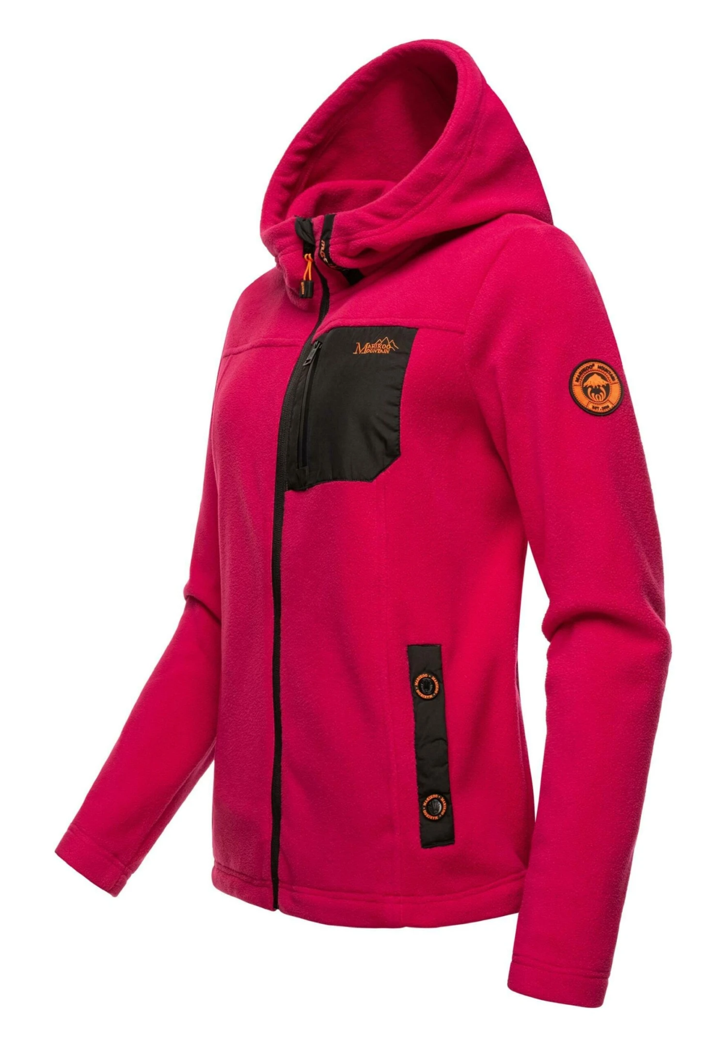 Marikoo Mount Iwaki - Fleecejas - Fuchsia 4 Marikoo Mount Iwaki - Fleecejas - Fuchsia - Afbeelding 2