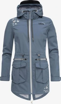 Marikoo Outdoor Jassen Functionele Jas Ulissaa Dames Duifblauw -About you 0d7d6d5ed25571e907b0e712adfa5210