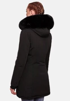 Marikoo Karmaa - Winterjas - Black With Black Fur -About you 0f25d602a6964184a5ddf9cf430a01c2