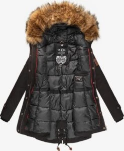 Marikoo Parkas Winterparka La Viva Dames Zwart -About you 11c18e9d6da2647f421d4a355f8c5fdf