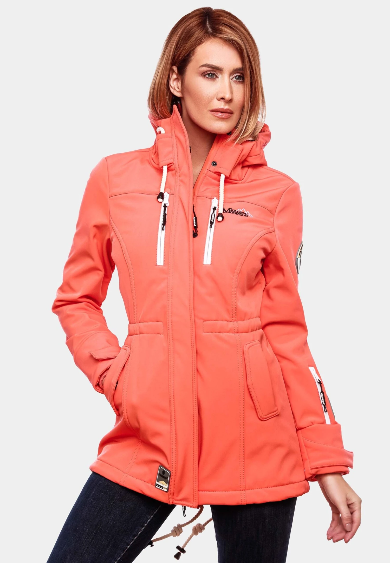 Marikoo Zimtzicke - Parka - Coral 3 Marikoo Zimtzicke - Parka - Coral