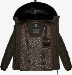 Marikoo Winterjassen Winterjas Qesraa Dames Antraciet -About you 204f91aba11b9cf59bff7abff45b71e8