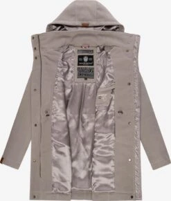 Marikoo Wintermantels Wintermantel Dames Rookgrijs -About you 215fd8568892d497cb211fa15c302faa