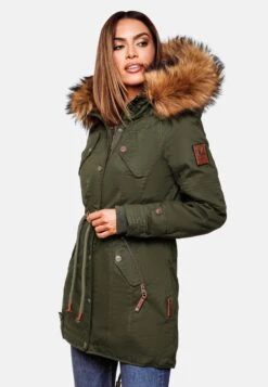 Marikoo Parkas Winterparka Dames Kaki -About you 24ef226f96a4cbd479037011ddf9ec69