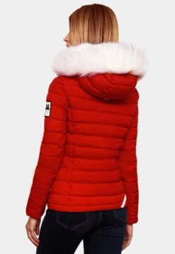 Marikoo Winterjassen Winterjas Nasriin Dames Rood -About you 281e2f230eb03d3e9e439329cda9ab35