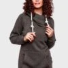 Marikoo Izuyaa - Hoodie - Dark Grey Melange -About you 329005f62a7f48df9cc719fef4a92ccd