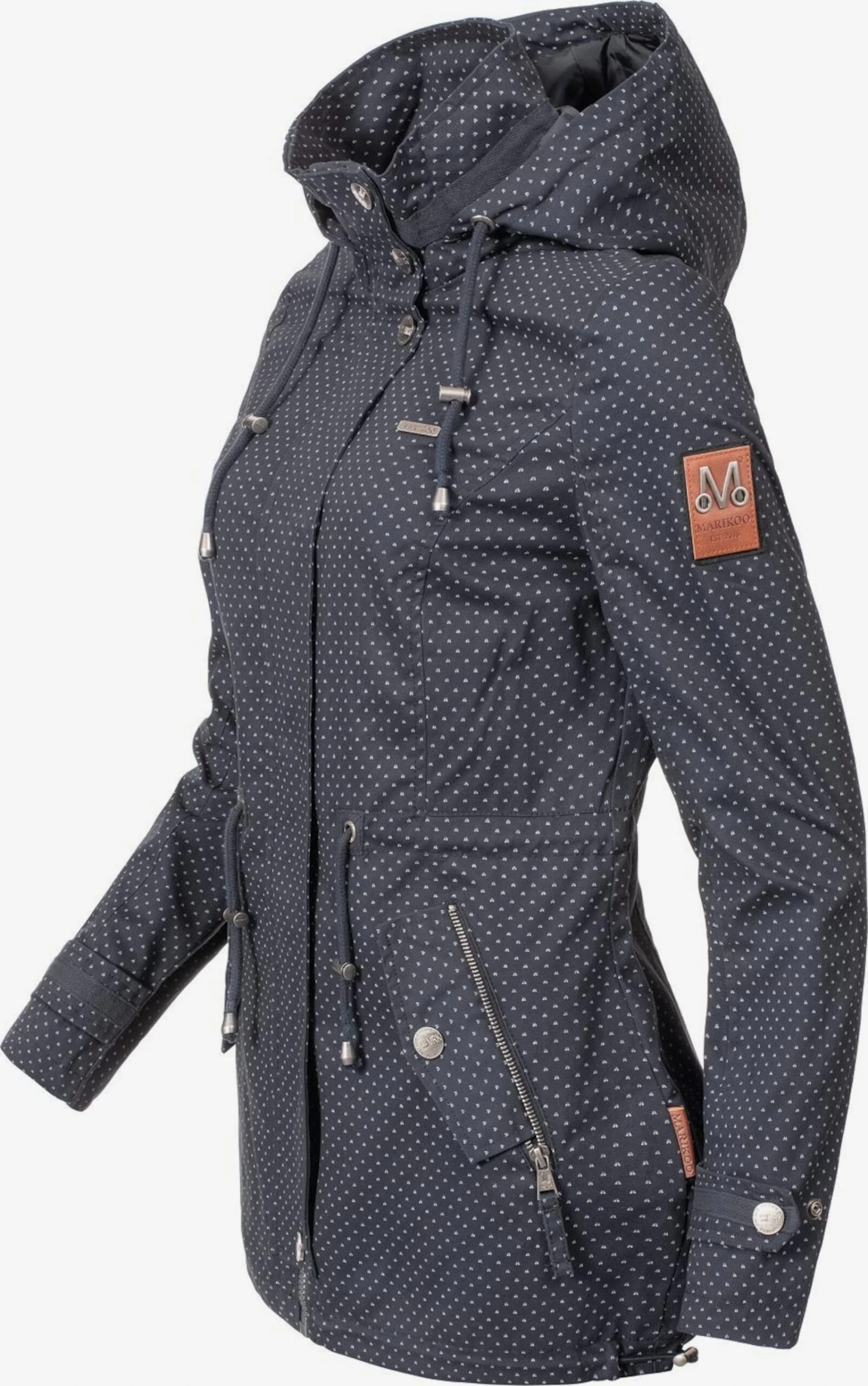 Marikoo Parkas Tussenparka Nyokoo Dames Nachtblauw 4 Marikoo Parkas Tussenparka Nyokoo Dames Nachtblauw - Afbeelding 2