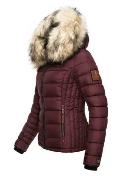 Marikoo Lerikaa - Winterjas - Dark Red Melange -About you 38f84cde3f72445ca92d485fb3aeb6a9
