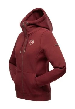 Marikoo Setsunaa - Sweater Met Rits - Bordeaux -About you 3b2d7f9e799c47b89aa1810e90fafe84