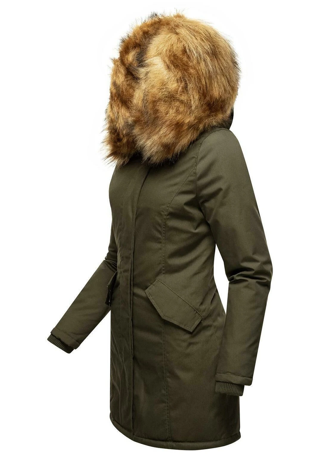 Marikoo Karmaa - Winterjas - Olive 4 Marikoo Karmaa - Winterjas - Olive - Afbeelding 2