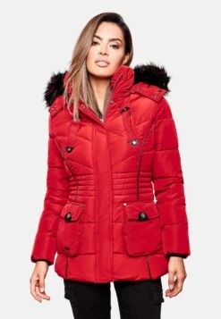 Marikoo Winterjassen Winterjas Vanilla Dames Rood -About you 404afe8a808bd64d46c6370b01465554