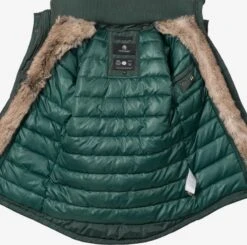 Marikoo Parkas Winterparka Grinsekatze Dames Donkergroen -About you 410e67d6c19e24da5411a4ff885fcfef