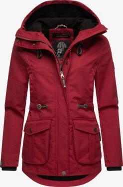 Marikoo Parkas Tussenparka Babetaa Dames Bloedrood -About you 413cc121425ddd8b28e8074137238bd9