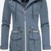 Marikoo Outdoor Jassen Functionele Jas Ulissaa Dames Duifblauw -About you 4140880bff571231bb762d1f2c37c4e6
