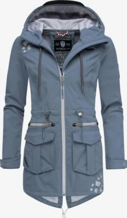 Marikoo Outdoor Jassen Functionele Jas Ulissaa Dames Duifblauw