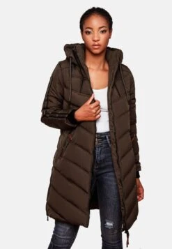 Marikoo Wintermantels Wintermantel Armasa Dames Bruin -About you 42c048db079a8692a22954d2c447ec79