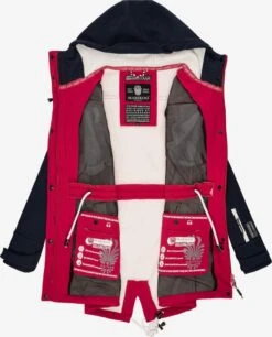 Marikoo Regenmantels Functionele Mantel Zimtzicke Dames Navy / Pink -About you 43fa7c7ff44657ba6726e58255fe58a6