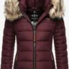 Marikoo Winterjassen Winterjas Lerikaa Dames Bordeaux -About you 45a3bff4742b62f4aca791a44ae1f46d