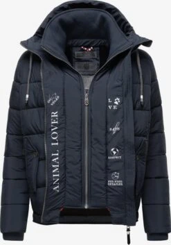 Marikoo Winterjassen Winterjas Taisaa Dames Navy -About you 45ae20bddc66e3f42825b29256b23c4e