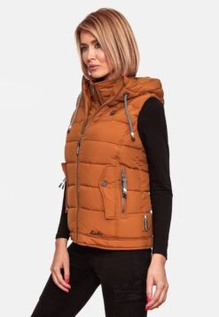 Marikoo Bodywarmers Bodywarmer Taisaa Dames Karamel -About you 45cf36b3d4e651b7fb00b702a318bfce