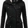 Marikoo Winterjassen Winterjas Manolya Dames Zwart -About you 481666edd7735d0b06aae4eb5dc08246