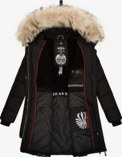 Marikoo Wintermantels Wintermantel Chaskaa Dames Zwart -About you 48268750ef82e3e885b2e2294e9d31c1