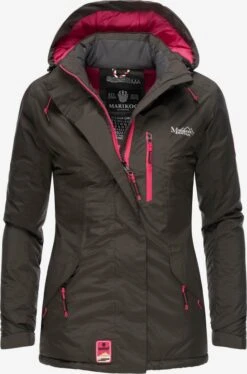 Marikoo Outdoor Jassen Functionele Jas Rabeaa Dames Antraciet