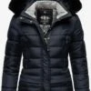 Marikoo Winterjassen Winterjas Loveleen Dames Navy -About you 4ef8d672f06fc615afaa264238c6a621