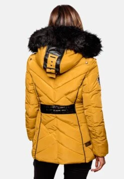Marikoo Winterjassen Winterjas Vanilla Dames Geel -About you 528acbcefbe13191832306ba29e0d11f