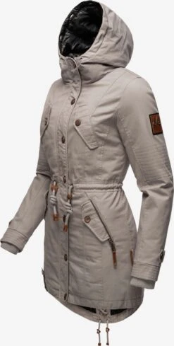 Marikoo Parkas Winterparka La Viva Dames Grijs -About you 563bba4a6265ef71268be50b0d8d1d63