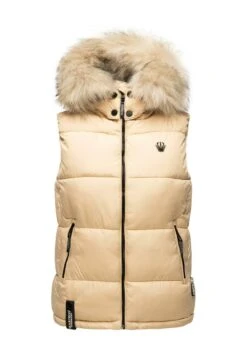 Marikoo Bodywarmer - Beige -About you 57f416cbbf4e448db88c16557ea3b15f
