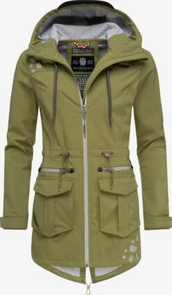 Marikoo Outdoor Jassen Functionele Jas Ulissaa Dames Olijfgroen -About you 589d3563e6838ec49c2c627ce682ee55