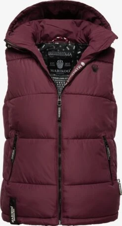 Marikoo Bodywarmers Bodywarmer Eisflöckchen Dames Bordeaux -About you 5df3c3fe92de1adef6f278234097eba7