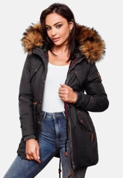 Marikoo Parkas Winterparka La Viva Dames Zwart -About you 5f8b6527b725820a461cb4cd8b83e4d1
