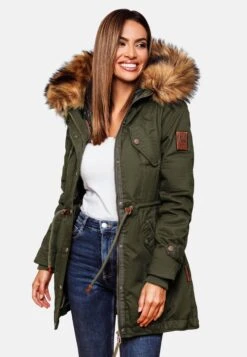 Marikoo Parkas Winterparka Dames Kaki -About you 610a2c7b8a0cbcfd061e91fc3e003515