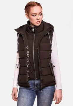 Marikoo Bodywarmers Bodywarmer Taisaa Dames Donkerbruin -About you 622cbb5ac19925c657e73ab218087736