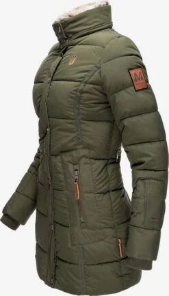 Marikoo Korte Mantels Wintermantel Dames Olijfgroen -About you 736660acc89031c5c7a49b71f079e88e