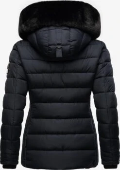 Marikoo Winterjassen Winterjas Qesra Dames Nachtblauw -About you 743d2ff07c1ae8094d82a5587f174de5