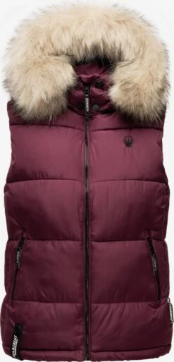 Marikoo Bodywarmers Bodywarmer Eisflöckchen Dames Bordeaux -About you 754a510c3e819420a46da864ea23ec01