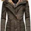 Marikoo Parkas Winterparka Grinsekatze Dames Groen -About you 76d37e8222937fd80cd6ed8233b9f75f