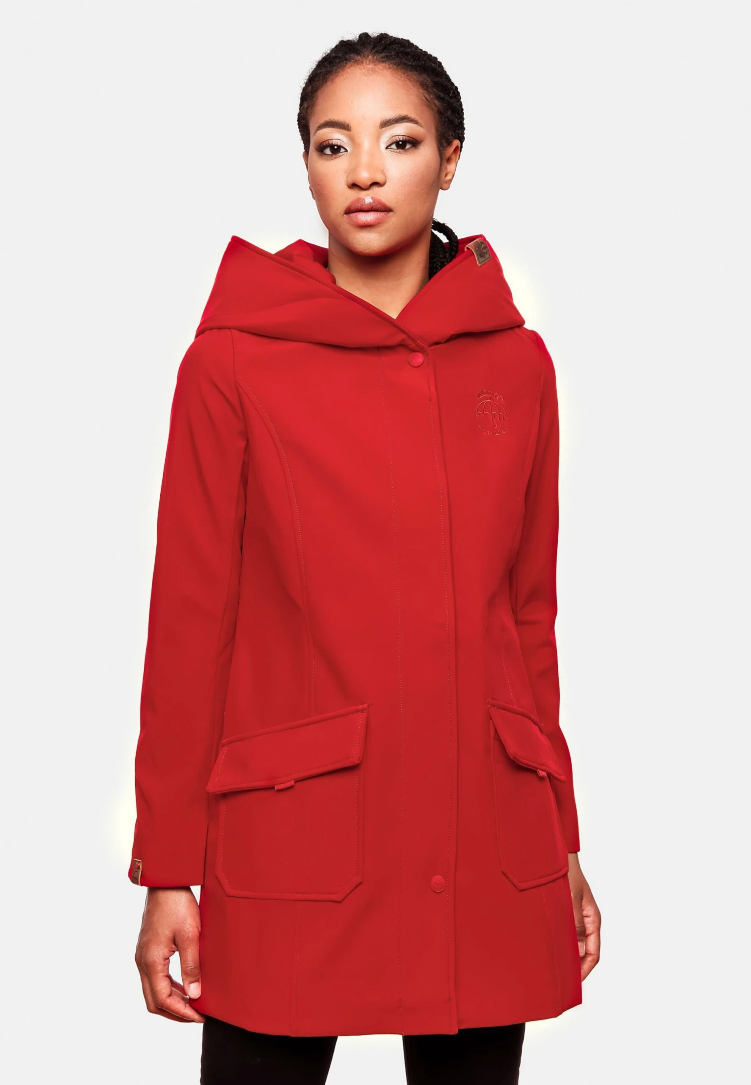 Marikoo Mayleen - Regenjas - Light Red 3 Marikoo Mayleen - Regenjas - Light Red