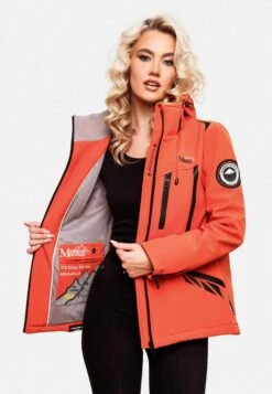 Marikoo Winterjassen Winterjas Dames Koraal -About you 77541e5fce377af49f01f861d8445f5d