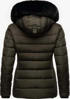 Marikoo Winterjassen Winterjas Qesraa Dames Antraciet -About you 7823ac88e69090cc481510bc110537c6